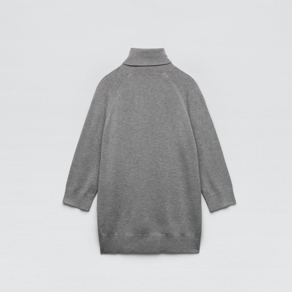 Zara Sweaters Zara High Collar Knit Sweater Poshmark